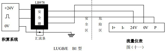 壓縮空氣專(zhuān)用流量計(jì)本安防爆接線(xiàn)圖一